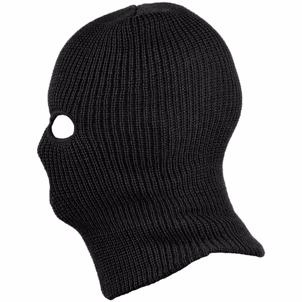 MIL-TEC by STURM 3-HOLE ACRLYIC BALACLAVA - BLACK