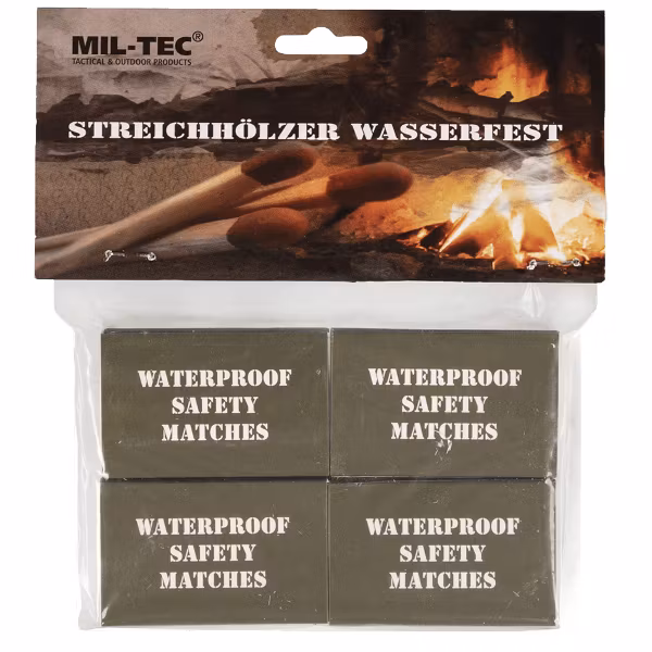 MIL-TEC by STURM Vattentåliga Tändstickor 4-pack