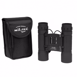 MIL-TEC by STURM COLLAPSIBLE BINOCULAR 10X25 - Svart