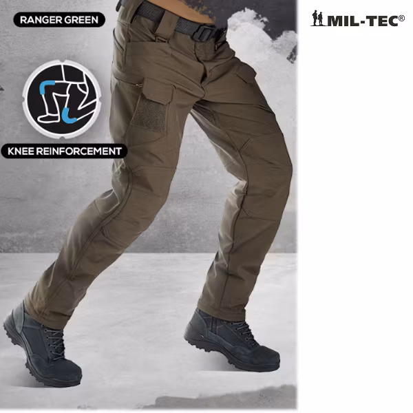 MIL-TEC by STURM SOFTSHELL PANTS ASSAULT - RANGER GREEN