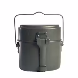 MIL-TEC by STURM German Army Genuine 3-pcs Mess kit Aluminium Canteen