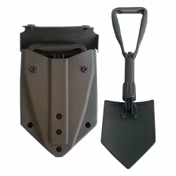 MIL-TEC by STURM Hand Shovel with double folding, Stainless steel