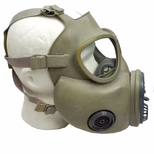 MIL-TEC by STURM M10 Gasmask med filter och väska