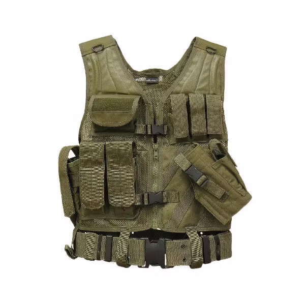 MIL-TEC by STURM USMC Taktisk stridsväst med bälte - Grön (OD)
