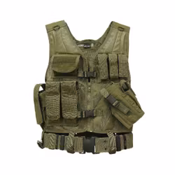 MIL-TEC by STURM USMC Taktisk stridsväst med bälte - Grön (OD)