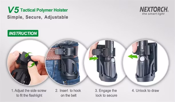 NEXTORCH V5 Holster - Ficklampshölster