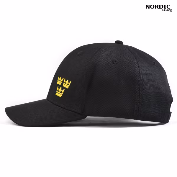 Nordic Army® Keps Tre Kronor - Svart
