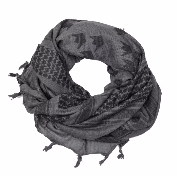 Nordic Army® Shemagh Palestinasjal Tre Kronor - Grå