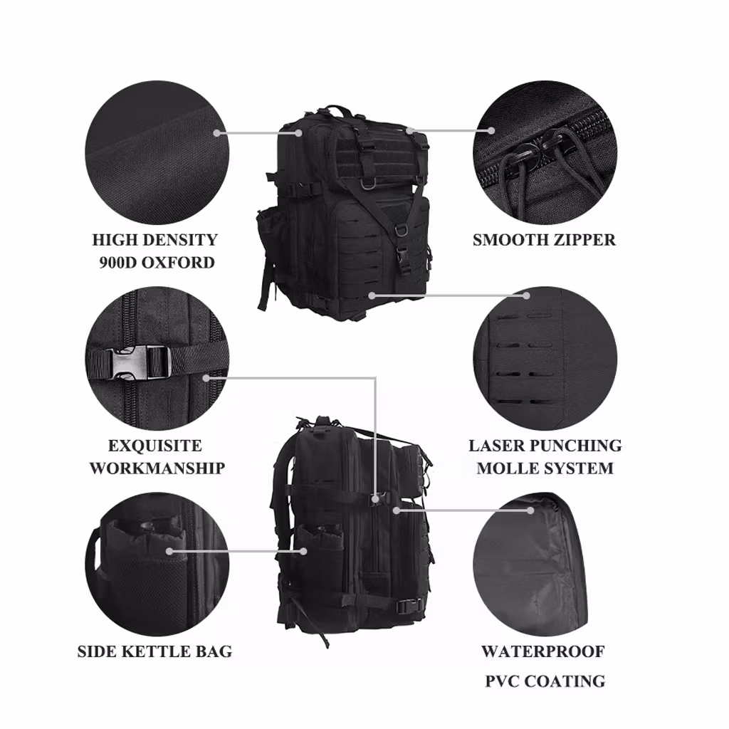 Crossfit Ryggsäck Laser Cut - Svart