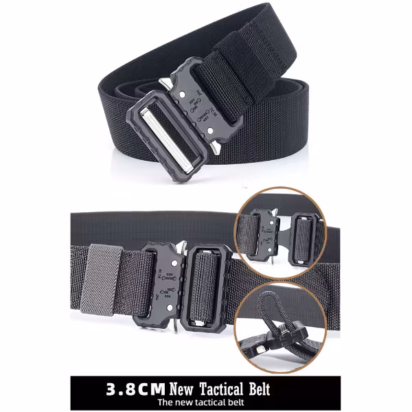 Nordic Army® Tactical Stretchbälte - Svart