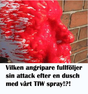 TIW Criminal identifier 20ml Försvarsspray - LADY