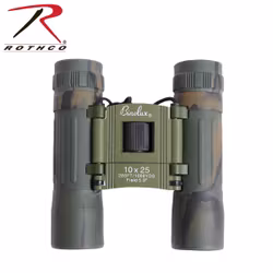 ROTHCO Kompakt 10 x 25mm Kikare - Woodland Camo