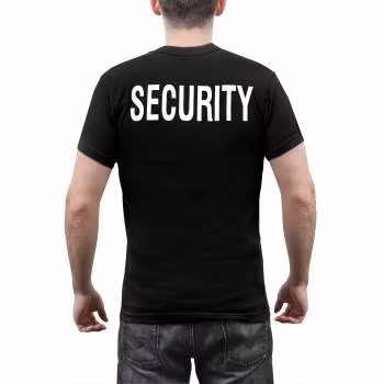 ROTHCO Two-Sided Security T-Shirt - Svart