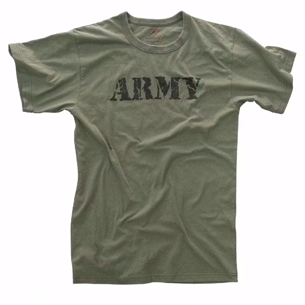 ROTHCO VINTAGE ARMY T-SHIRT - OD GREEN