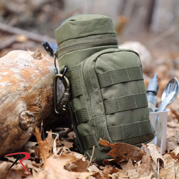 ROTHCO MOLLE Compatible Water Bottle Pouch - OD Green