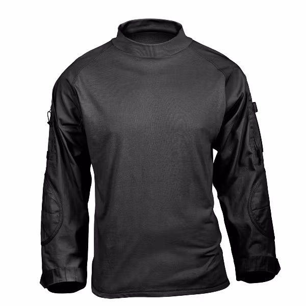 ROTHCO Tactical Airsoft Combat Shirt - Black