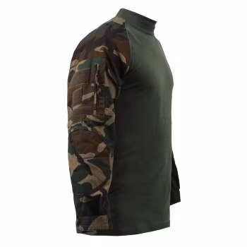 ROTHCO Tactical Airsoft Combat Shirt - Woodland Camo