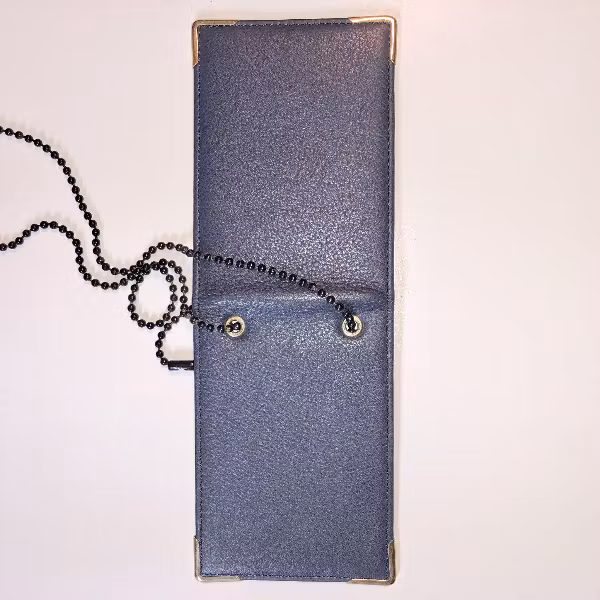 SBA Polis ID fodral i svart läder