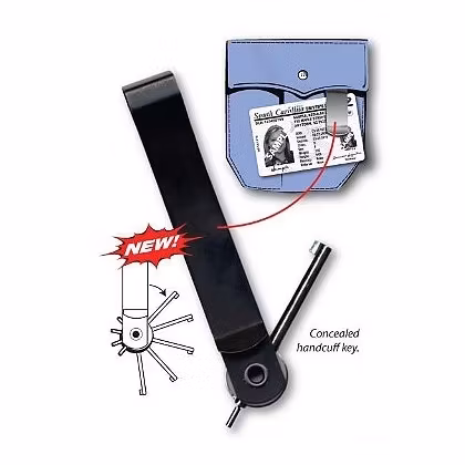 ZAK TOOL ZT98 Taktisk ID-kortshållare med dold fängselnyckel