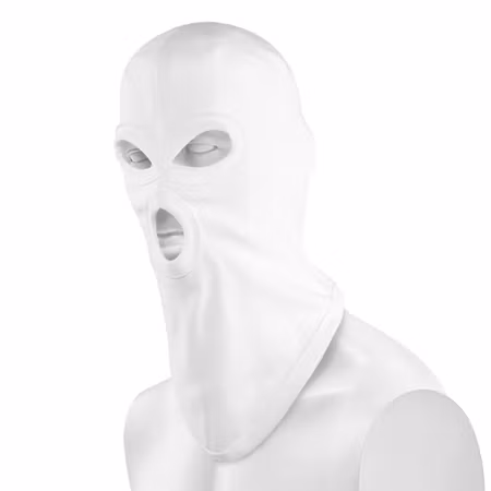*REA* MIL-TEC by STURM 3-HOLE COTTON BALACLAVA - WHITE