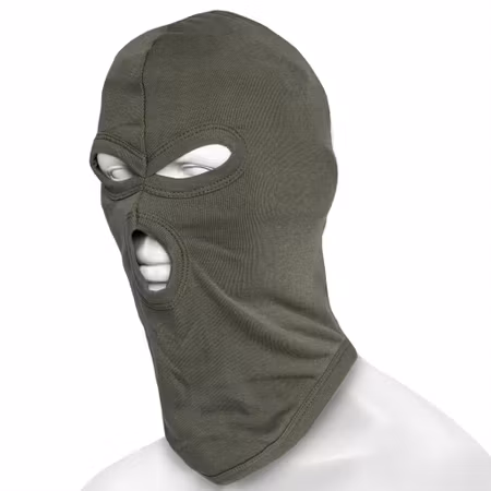 *REA* MIL-TEC by STURM 3-HOLE COTTON BALACLAVA - OLIVE