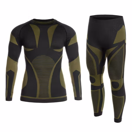 *REA* MIL-TEC 4-Way Stretch Performance Thermoactive Underställ - Svart