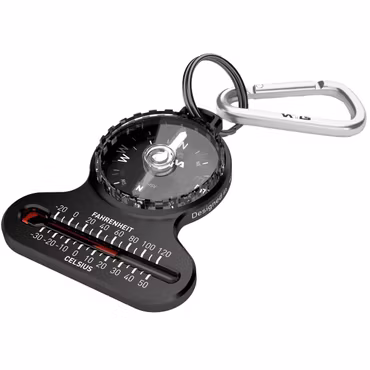 SILVA Pocket Keychain with Compass and Thermometer