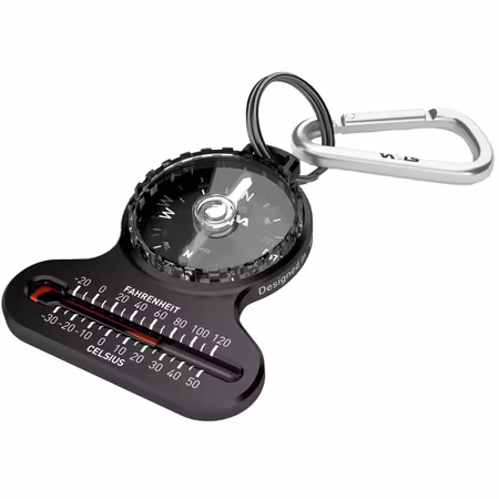 SILVA Pocket Keychain with Compass and Thermometer