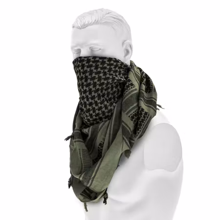 MIL-TEC Scarf Shemagh - Olive/Black