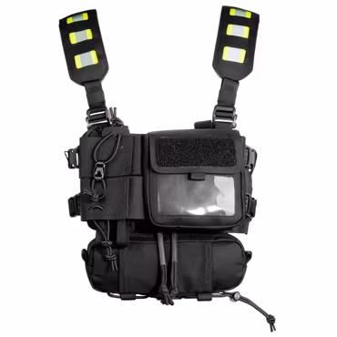 Tasmanian Tiger Security Pro Rig Tactical Vest - Black