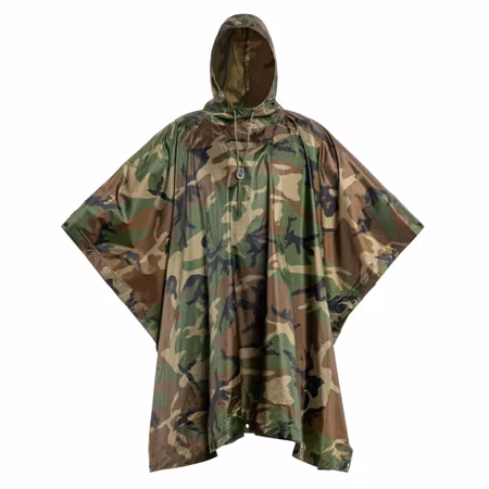 HELIKON-TEX Poncho U.S. MODEL - US WOODLAND