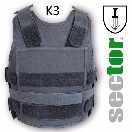 SECTOR K3 Certifierad Sticksäker Knivskyddsväst