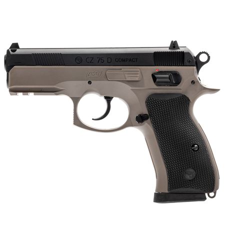 ASG CZ 75D Compact Airsoft Pistol - Flat Dark Earth
