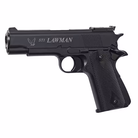 ASG STI Lawman Green Gas Airsoft Pistol - Black