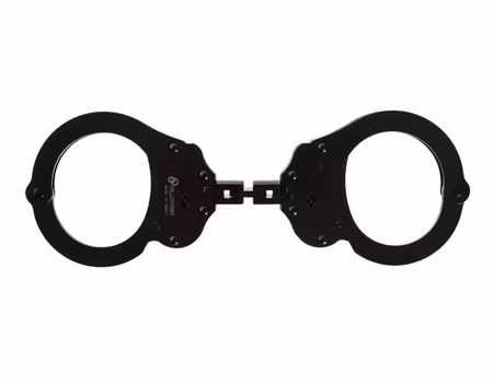 ALCYON Articulated Steel Handcuffs - Black