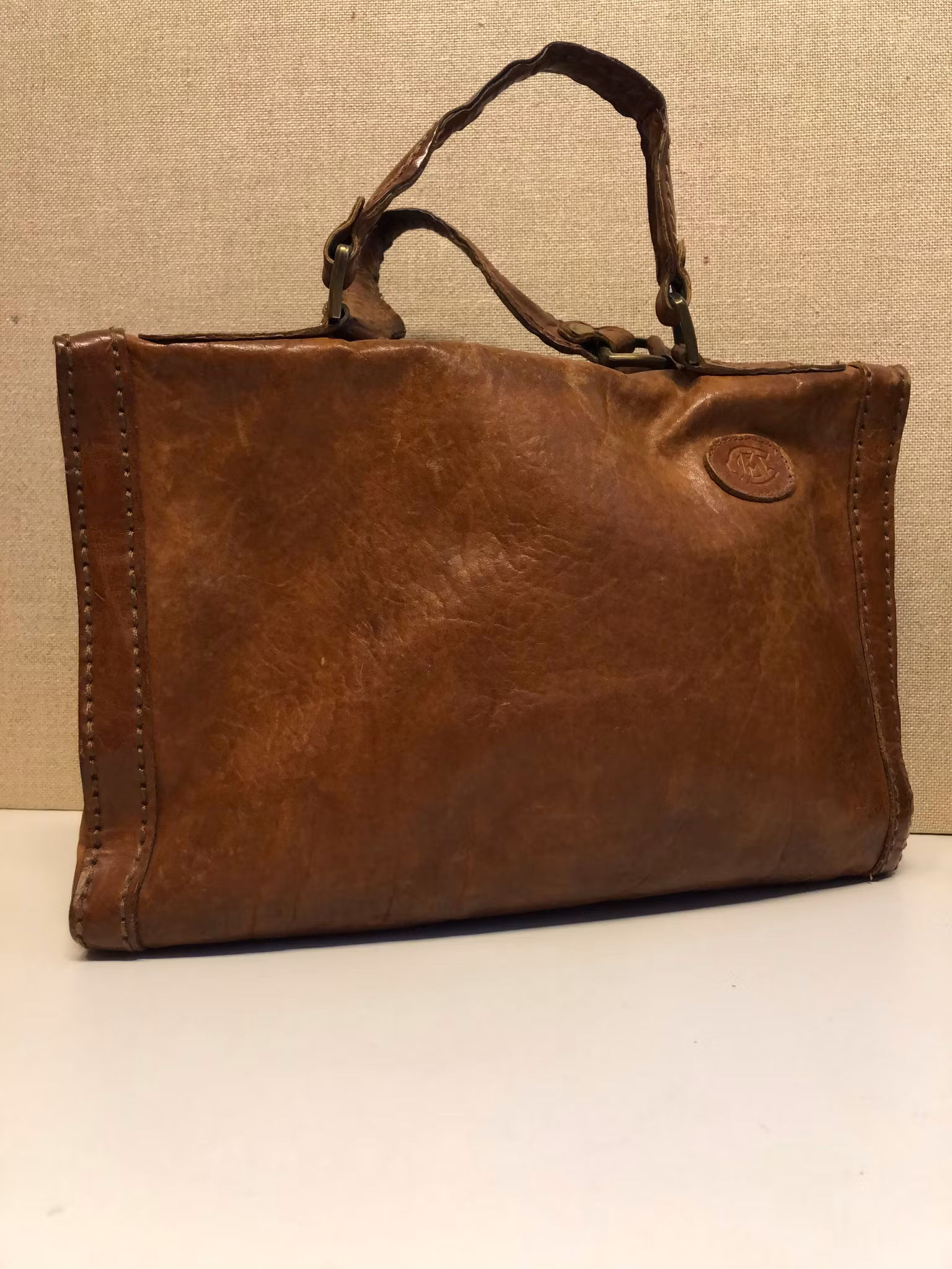 Läderväska vintage Marianelli Made in Italy