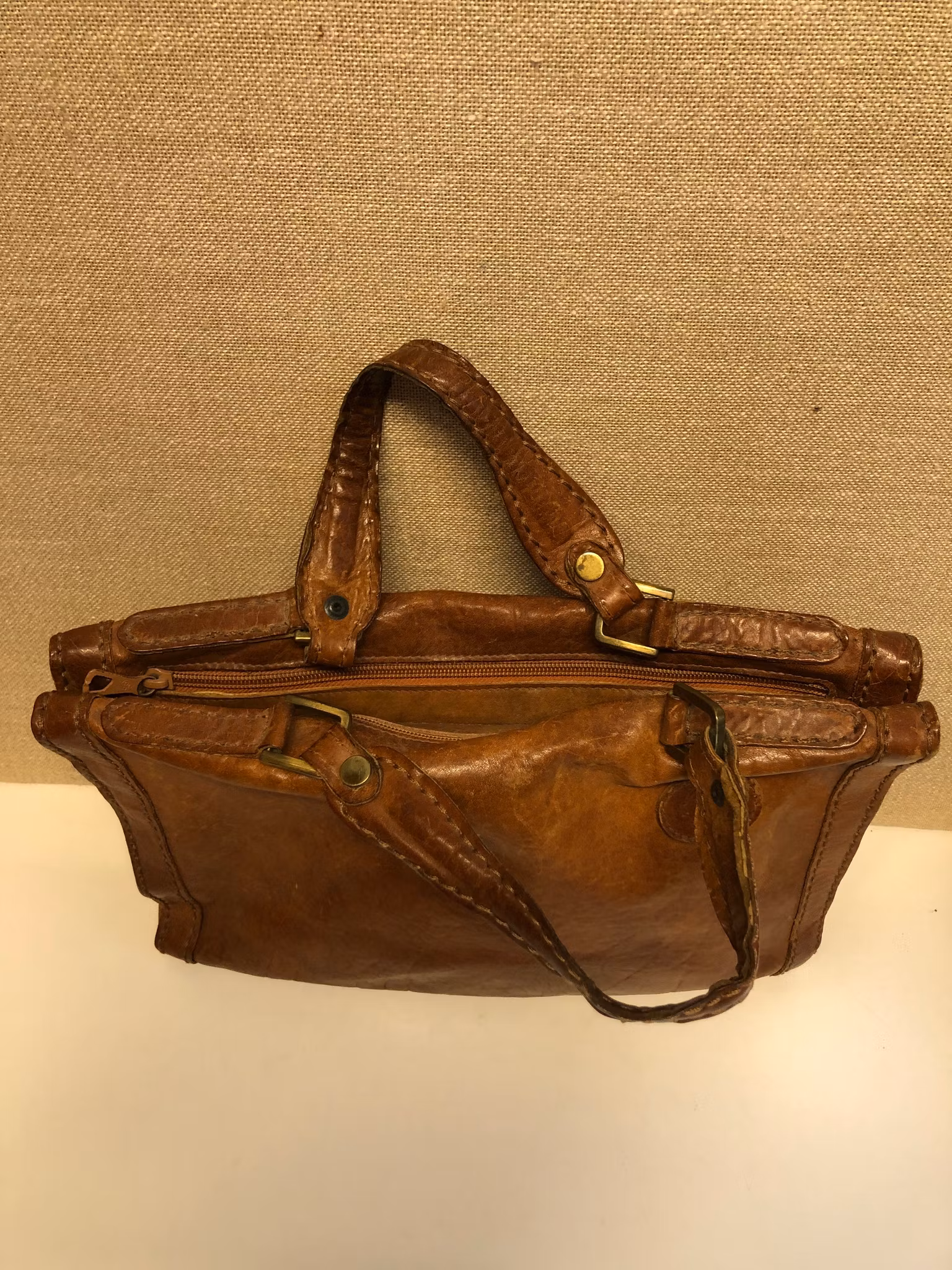 Läderväska vintage Marianelli Made in Italy