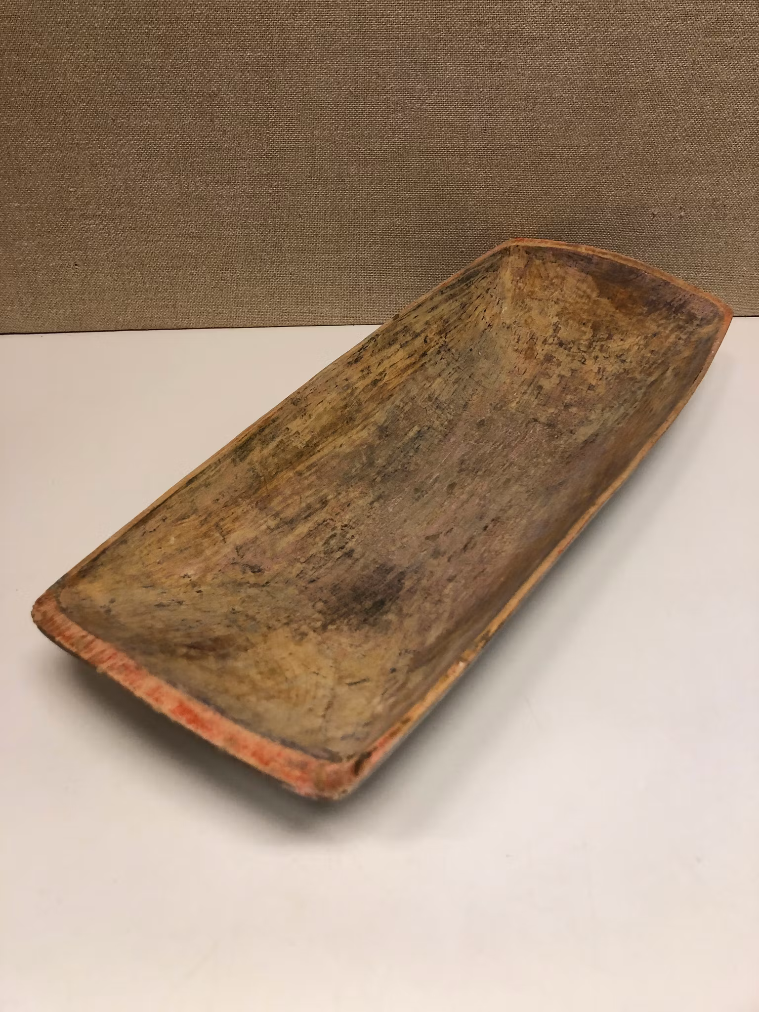TRÅG, bemålat, trä, 1800-tal.