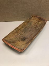 TRÅG, bemålat, trä, 1800-tal.