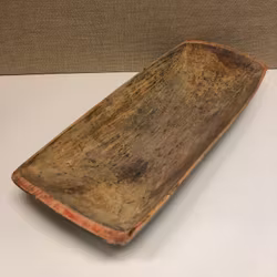 TRAY, painted, wood, 19th century.