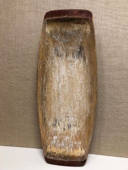 TRÅG, bemålat, trä, 1800-tal.