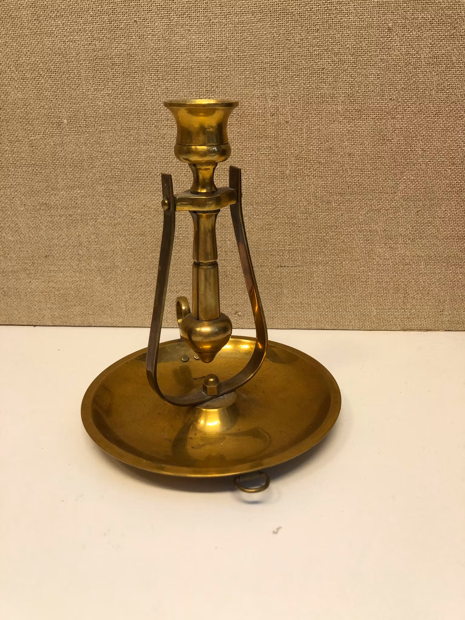 SKEPPSLJUSSTASKE, "Pendel" mässing, 1900-talets andra hälft.