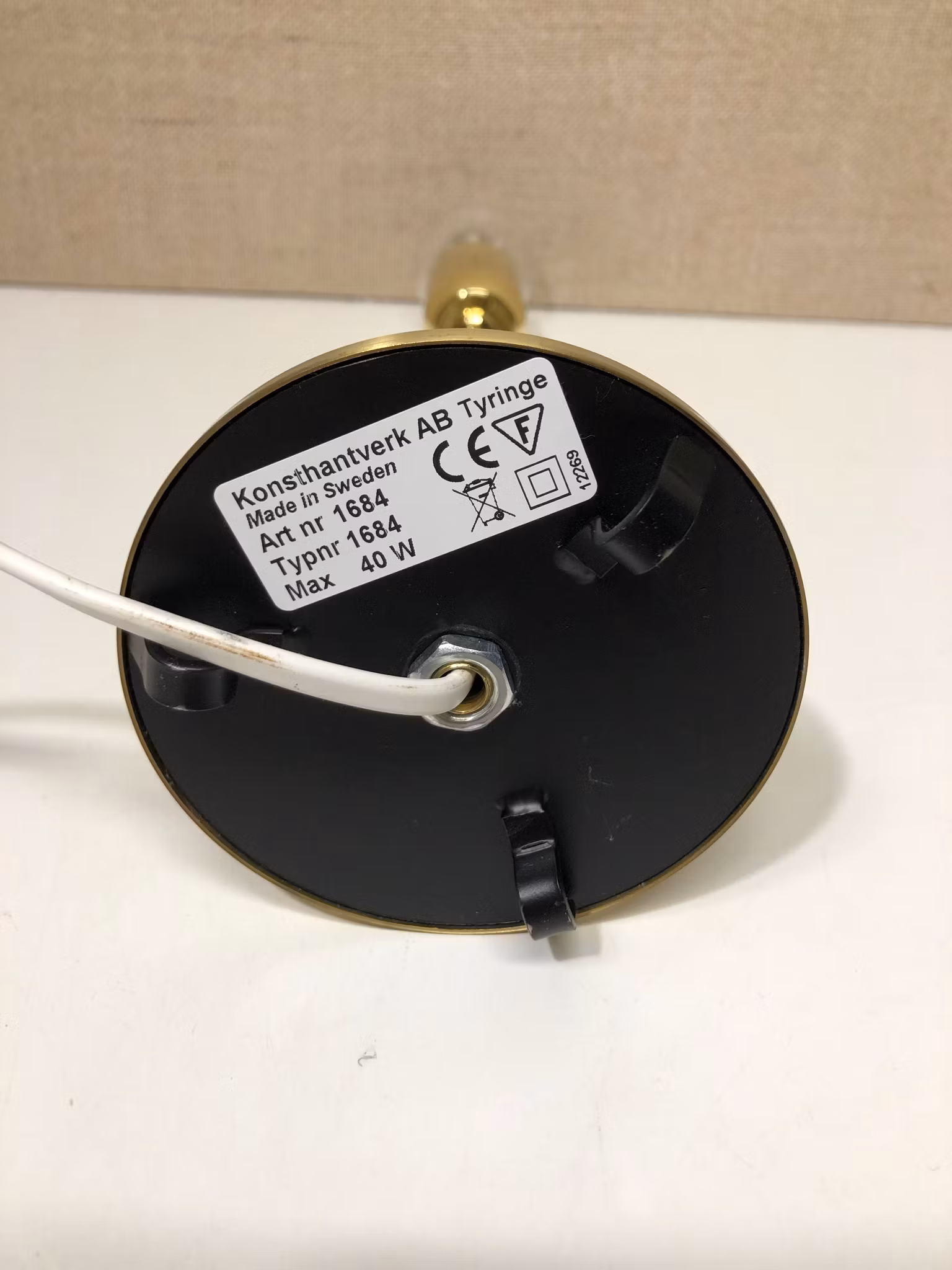 BORDSLAMPA, Konsthantverk, Lampskärm Svenskt Tenn.