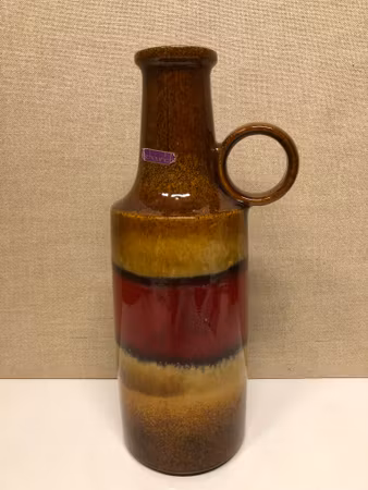 FLOOR VASE, ceramic, scheurich W. Germany.