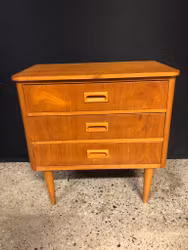 BYRÅ, teak, 1950/60-tal.