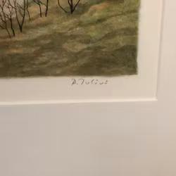 PER JULIUS, Lanskapsvy, färglitografi, signerad samt numrerad 258/360.