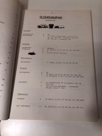 BOOK, Medelpad's mushrooms, Sundsvall Mycological Society 1985.