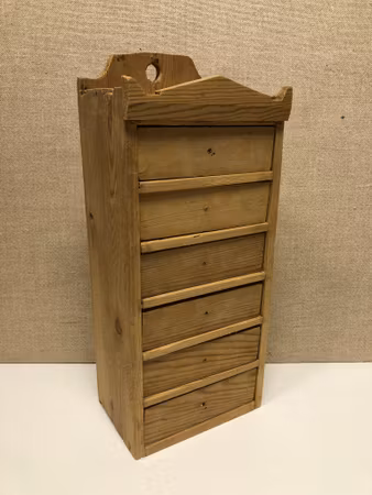 WALL CABINET, pine, 18th/19th century.