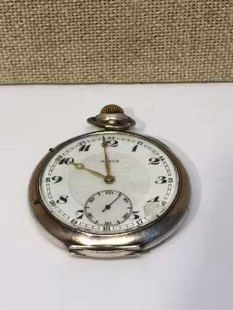 POCKET WATCH, Revue, silver case, early 20th century.