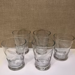 VATTENGLAS 5 st. 1900-talets första hälft.